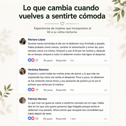 Kit de Aceite de Ricino para la Hinchazón